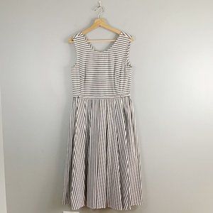 Striped Midi Dress